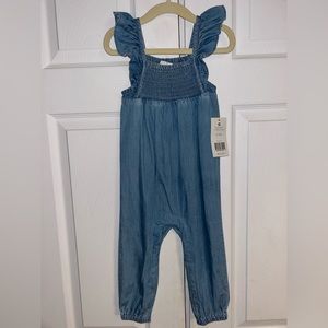 Rise Little Earthling Denim Overalls